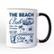 Vintage Coastal Summer Vacation Mug, The Beach Club Stay Salty Gift